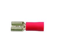 Connect Workshop Consumables 36866 Red Female Push On Insulated Terminal 6.3mm 10pc