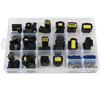 Connect Workshop Consumables 37417 Assorted AMP Econoseal J Series Connectors 338pc