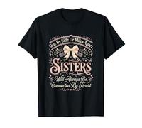 Connected by Heart Sisters - Conjunto Familiar a Juego para Hermanos Camiseta