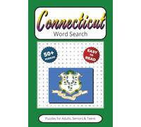 Connecticut Word Search Book: Puzzles With Easy to Read Print about The Nutmeg State | 6x9 inches 110 pages | Gift for Vacations, Holidays, Leisure