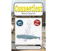Connecticut Word Search Games: Puzzles With Easy to Read Print about The Nutmeg State | 6x9 inches 110 pages | Gift for Vacations, Holidays, Leisure