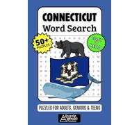 Connecticut Word Search Puzzle Book: 50+ Fun & Easy-to-Read Puzzles Exploring The Constitution State, History & Landmarks, Gift for Nutmegger & Visitors, Adults, Seniors & Teens