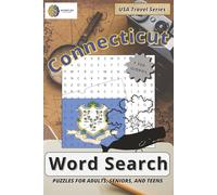 Connecticut Word Search Puzzle Book: Word Searches with Easy to Read Print about Connecticut History, Coastal Towns, Famous Landmarks and More | 6x9 ... Free Times (USA Travel Word Search Series)