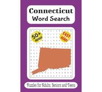 Connecticut word search puzzle book: Word Searches with Easy to Read Print about Connecticut, New Hampshire and More / 6x9 inches, 110 pages / 50 plus ... Gift for Vacations, Holidays and Free Time