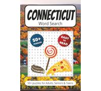 Connecticut Word Search: Puzzles With Easy to Read Print about The Constitution State | 6x9 inches 110 pages | Gift for Vacations, Holidays, Leisure