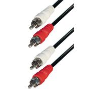 Connecting cable 2x rca-plug - 2x rca-plug, standard type 1,5 m