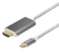 Connecting cables usb type c plug - hdmi plug 1,5 m, 4k uhd, @ 30 hz,