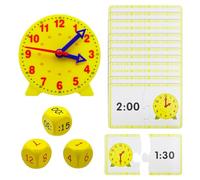 CONNECTION Student Learning Clock Kids Calendar Clock Reloj de Aprendizaje para Niños Relojes de Enseñanza Reloj para Aprender la Hora para Niños de 5+ Años Estudiantes Educación Familiar Preescolar