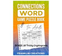 Connections Word Game Puzzle Book: For Adults