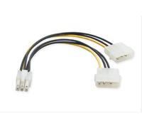 Connectland c-alim-6p-2 X 4P Adaptador de alimentación 20 cm