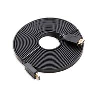 Connectland - Cable HDMI Plano con Ethernet (Macho-Macho, 5 m), Color Negro