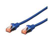 Connectland Cable RJ45 Vertical CAT6 Blinde 0.5 m Azul