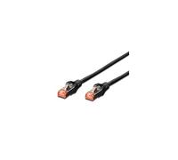 Connectland Cable RJ45 Vertical CAT6 Blinde 0.5 m Negro