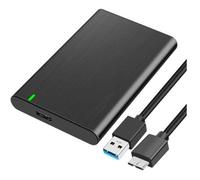 Connectland - Caja Externa USB 3.0-2" 1/2 s-ata sin Tornillos, Color Negro