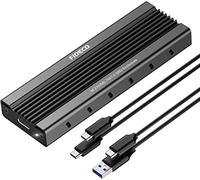 Connectland - Carcasa Externa USB 3.1 NVMe M.2 Tipo 2280 LED (Negro)