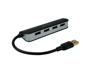 Connectland hub-cnl-usb3 - 4p-alim-BK Hub USB V3.0 4 Puertos