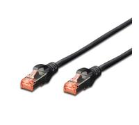 Connectland RJ45 Recto Cat6 Blin de 30 m Negro