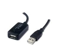 Connectland USB-REPETIDOR-V2-10M Cable USB para el Ordenador portátil Negro