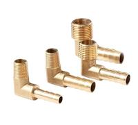 connector 6 8 10 12 13 14 16mm hose connector tail thread 1/8 1/4 3/8 1/2 3/4 1BSP thread Brass Pipe Fittings Elbow(3l4 16mm)