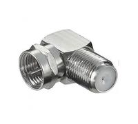 Connector: F-plugF-jack, 90 angle,English F-head straight head turning head set-top box conversion head.