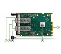 ConnectX®-6 Lx EN adapter card, 25GbE OCP3.0, With Host Management, Dual-port SFP28, PCIe 4.0 x8, Crypto Enabled and Secure Boot, Thumbscrew (Pull Tab) Bracket