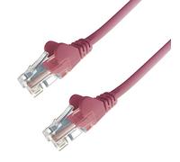 Connekt Gear Cat5e UTP 1m - Cable de Red (1 m, Cat5e, U/UTP (UTP), RJ-45, RJ-45, Rosa)
