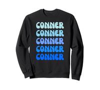 Conner Retro Name Stack Design Sudadera