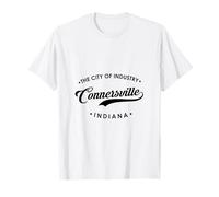Connersville Indiana City of Industry Logo Hombres y Mujeres Camiseta