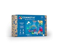 CONNETIX Azulejos Magnéticos Arcoíris Paquete Ball Run Expansión, 66 Piezas
