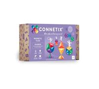 CONNETIX Azulejos Magnéticos Pack Expansión de Formas Arcoíris, 36 Piezas
