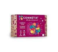 CONNETIX Azulejos Magnéticos Arcoíris Paquete Geometría, 30 Piezas
