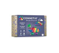 CONNETIX Azulejos Magnéticos Arcoíris Paquete Mini, 24 Piezas