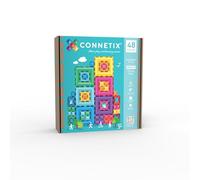 CONNETIX Azulejos Magnéticos Brillante Paquete Portal, 48 Piezas