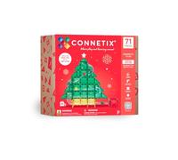 CONNETIX Azulejos magnéticos edición especial para árbol de Navidad, 71 piezas