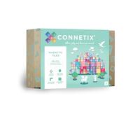 Connetix Tiles,Paquete creativo de 120 piezas, varios azulejos geométricos y piezas de puerta y ventana para construir castillos, mansiones y más