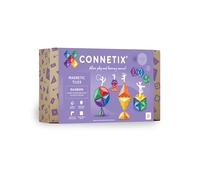 CONNETIX Azulejos Magnéticos Pack Expansión de Formas Arcoíris, 36 Piezas