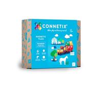 CONNETIX Azulejos Magnéticos Pack Movimiento Arcoíris, 24 Piezas