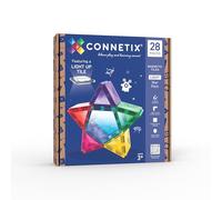 CONNETIX Azulejos Magnéticos Paquete Estrellas Luminosas, 28 Piezas