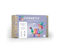 CONNETIX Azulejos Magnéticos Pastel Paquete Mini, 32 Piezas