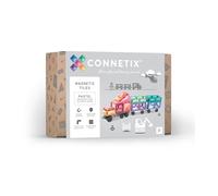 CONNETIX Azulejos Magnéticos Pastel Paquete Transporte, 50 Piezas