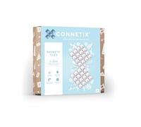 CONNETIX Azulejos Magnéticos Transparente Paquete Base, 2 Piezas