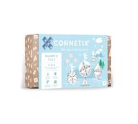 CONNETIX Azulejos Magnéticos Transparente Paquete Expansión de Formas, 24 Piezas
