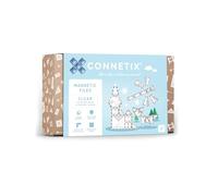 CONNETIX Azulejos Magnéticos Transparente Paquete Inicial, 34 Piezas
