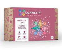 Connetix Jeu magnétique translucide Geometry Pack Pastel - 40 pièces