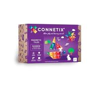 CONNETIX Paquete de 60 azulejos magnéticos arco iris