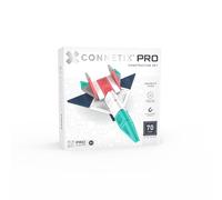 CONNETIX PRO - Juego de construcción de azulejos magnéticos, 70 piezas