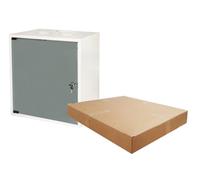 Connetto CO1912U40E - Armario Rack 19" desmontado 12 Unidades de Pared para somieres (a) 595 x (l) 540 x (p) 400 mm Color Gris Puerta Cristal