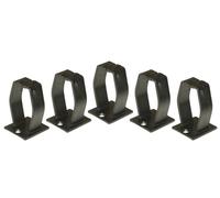 Connetto - Paquete de 5 Ganchos guía Cables de plástico para instalación de Montantes en Rack 19 o para guía de Cables lkorg37 Link