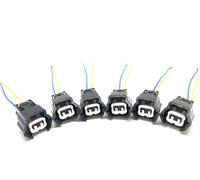 Connettore di cablaggio dell'iniettore di carburante da 6 pezzi di ricambio per Nissan Frontier 3.3L 2002-2004 per Nissan Xterra 2.4L 3.3L 2002-2004 16600-38Y10 16600-5S700 16600-5S701