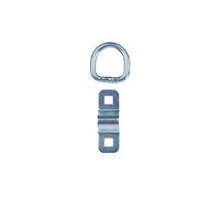 Connex Argolla de amarre de 70 x 25 mm, con anilla en D, carga máxima de 250 kg, acero galvanizado, para asegurar la carga de todo tipo, anillo de amarre, anilla de amarre, anilla de construcción, DY270658.